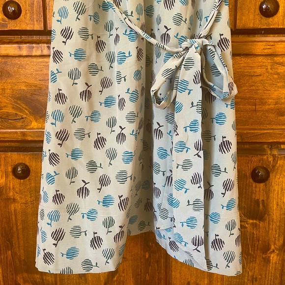 MARC by MARC JACOBS 10th Anniversary Ltd Ed Teal 100% Silk Collection Dress Sz M - Picture 7 of 11